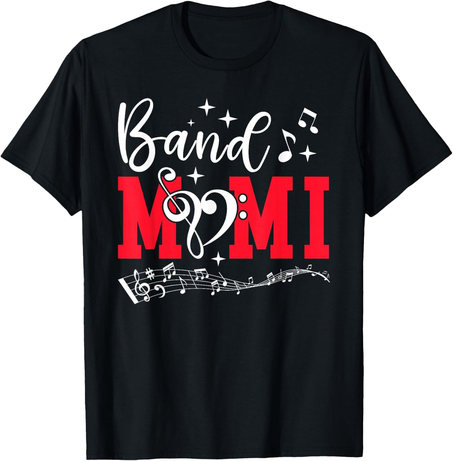 Band Mimi Marching Band Mimi Grandma T-Shirt - T-Shirt | Black