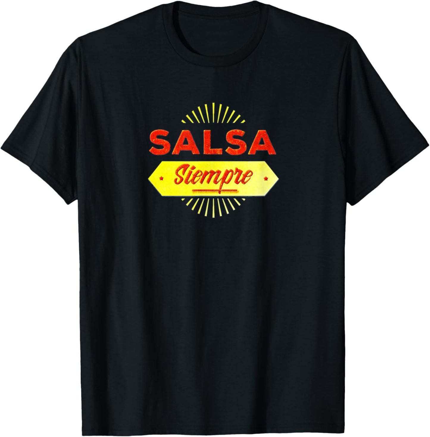 Salsa Siempre - Salsa Dancing T-Shirt - T-Shirt | Black