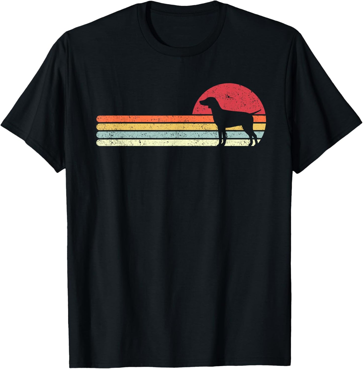 German Pointer Shirt. Retro Style T-Shirt - T-Shirt | Black