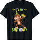 Its My 9th Birthday Monkey T-Shirt - T-Shirt | Black