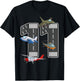Little Pilot 11th Birthday Party 11 Eleven Year Old Airplane T-Shirt - T-Shirt | Black