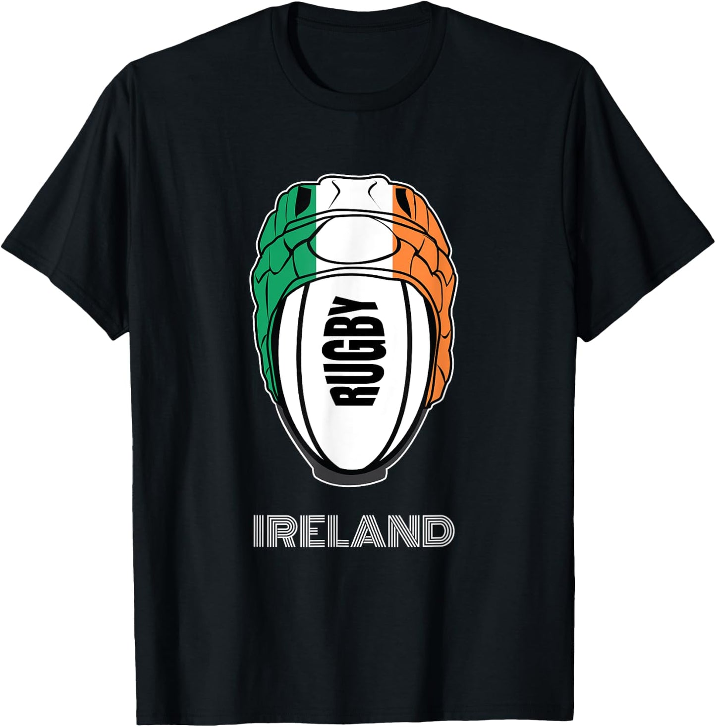 Ireland Rugby Union Jersey Supporters Kit Irish Rugby Fans T-Shirt - T-Shirt | Black