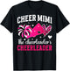 Cheer Mimi The Cheerleader's Cheerleader Mimi Grandma T-Shirt - T-Shirt | Black