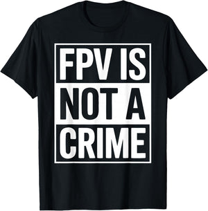 FPV Drone Racer Quadcopter Pilot Drone Racing T-Shirt - T-Shirt | Black