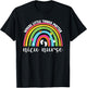 NICU Nurse Neonatal Nurse Practitioner Women Cute Rainbow T-Shirt - T-Shirt | Black