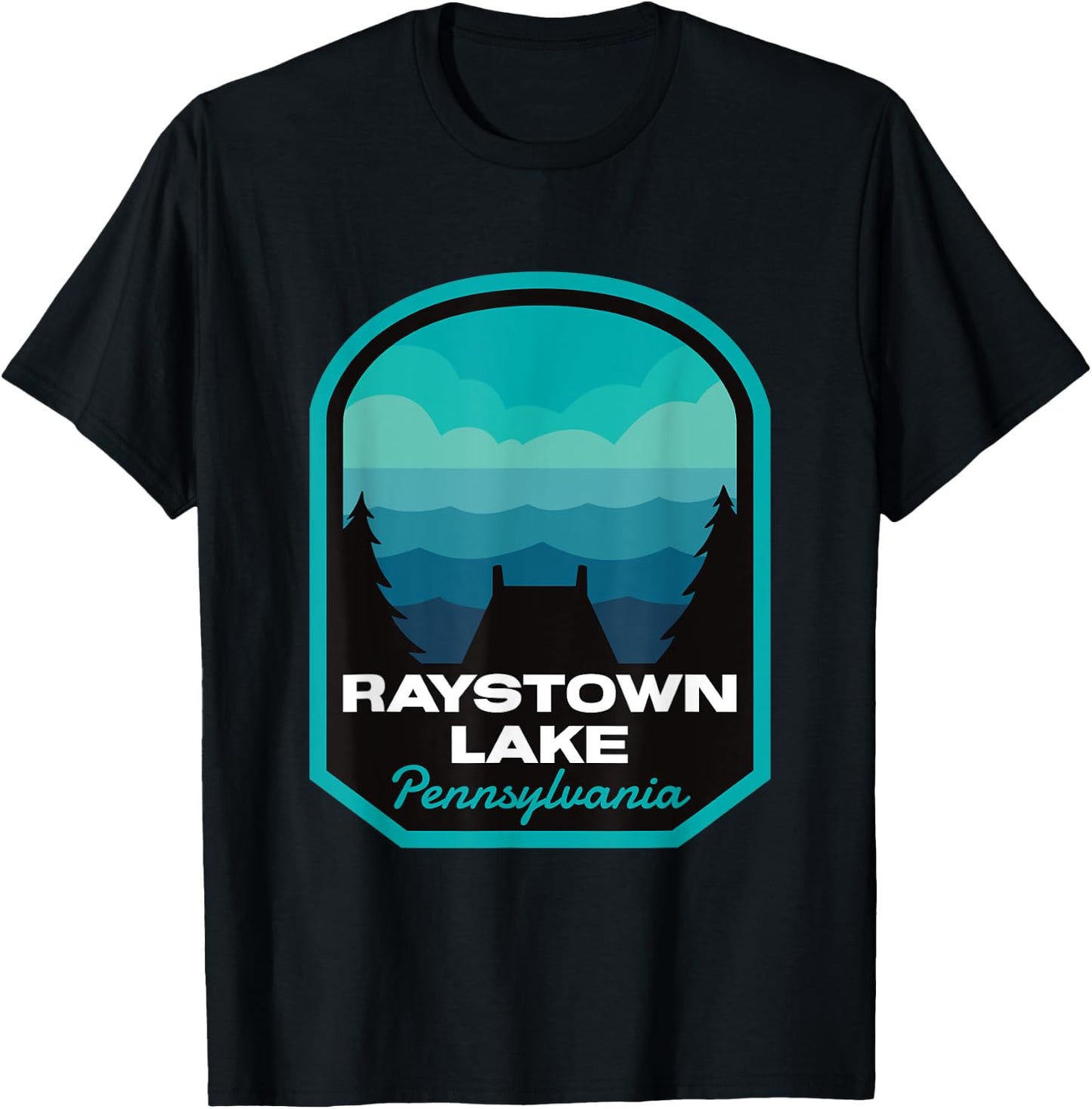 Raystown Lake Pennsylvania Summer Men Women Kids T-Shirt - T-Shirt | Black