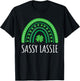 Sassy Lassie Irish Rainbow St Patrick’s Day Girls & T-Shirt - T-Shirt | Black