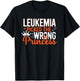 Leukemia Princess Orange Ribbon Awareness Survivor T-Shirt - T-Shirt | Black