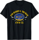 USS Harry S. Truman CVN-75 Aircraft Carrier Veteran Flag T-Shirt - T-Shirt | Black
