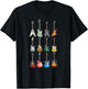 Electric Guitarist - Vintage Guitar Collection 2 T-Shirt - T-Shirt | Black