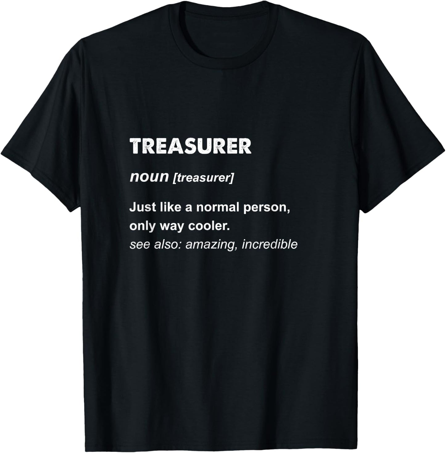 Treasurer T-Shirt - T-Shirt | Black