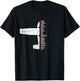 Pilot Phonetic Alphabet C172 Airplane Piper T-Shirt - T-Shirt | Black