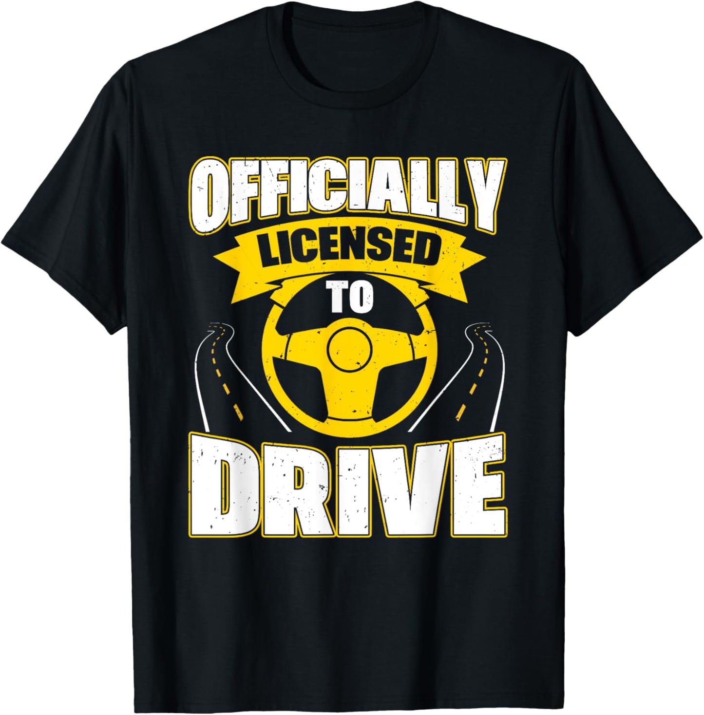 Passed Drivers Test New Driving License Congratulations Teen T-Shirt - T-Shirt | Black