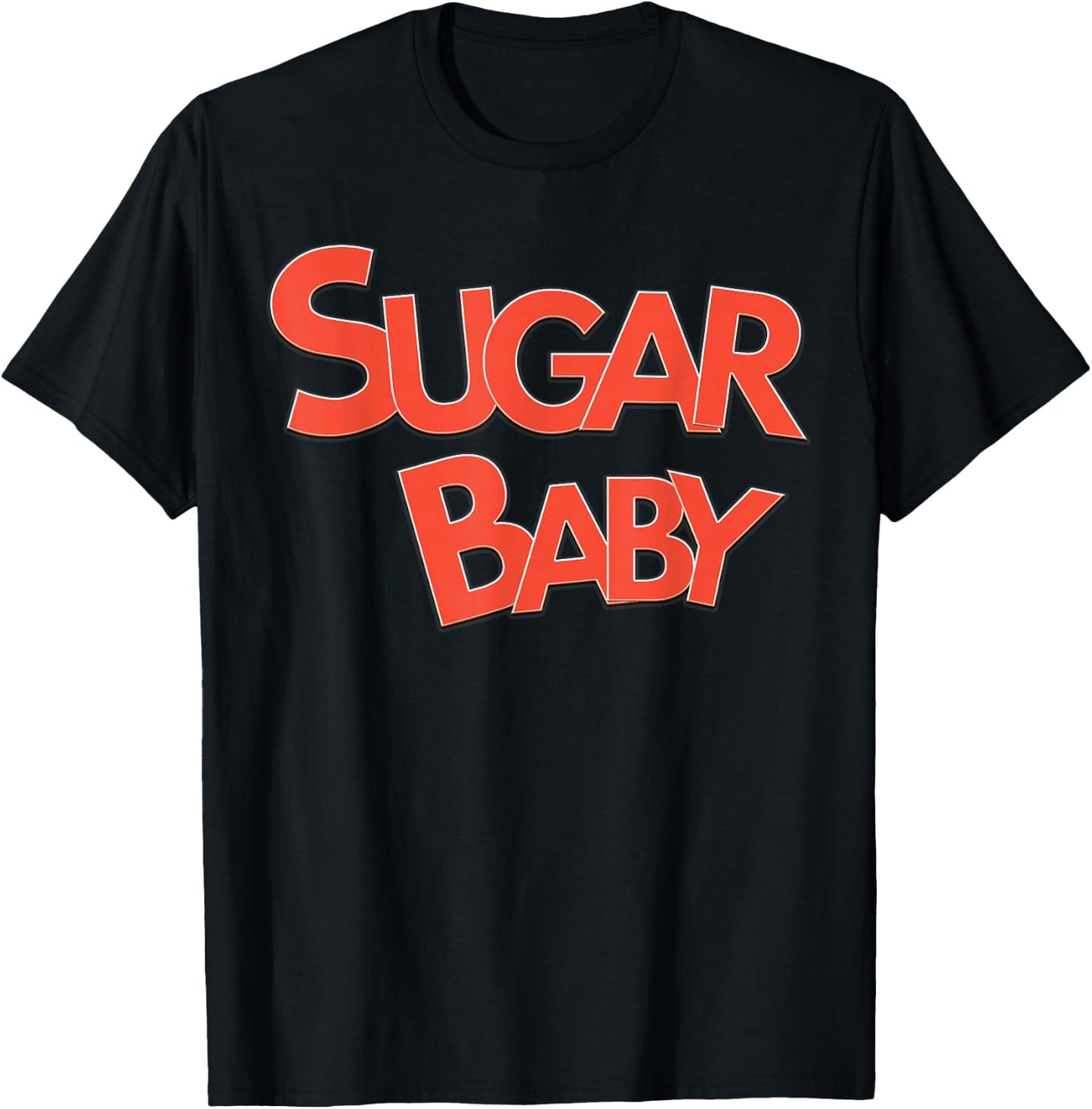 Cute Sugar Baby Flirty Summer T-Shirt - T-Shirt | Black