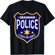 Grammar Police To Serve And Correct Funny Teacher Costume T-Shirt - T-Shirt | Black