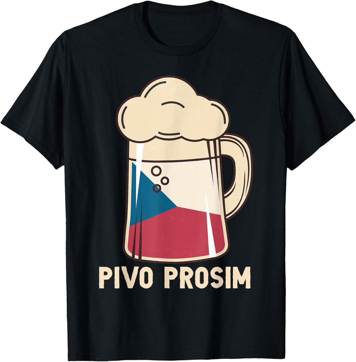 Czech Vacation Pivo Prosim Beer Please Czech Vacation T-Shirt - T-Shirt | Black