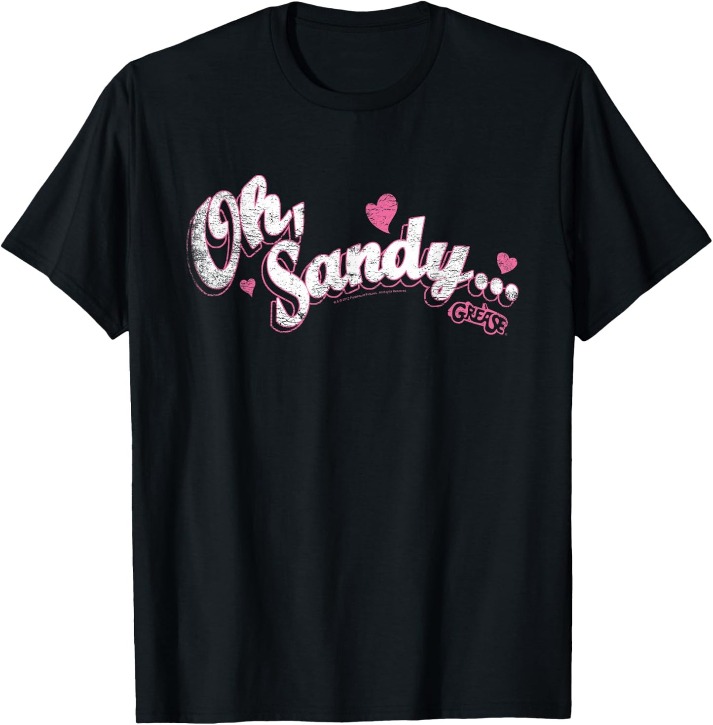 Grease Oh Sandy T-Shirt - T-Shirt | Black