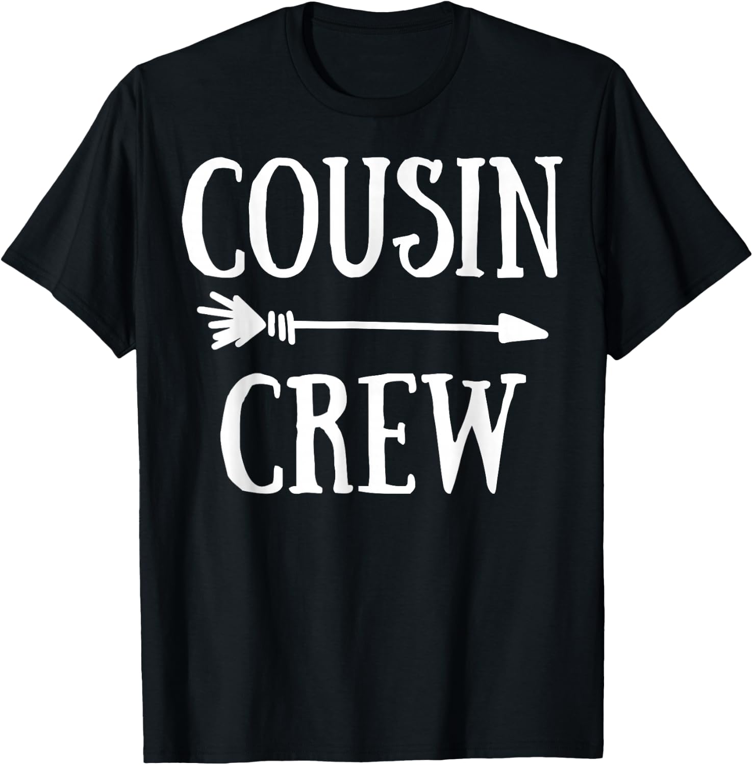 Cousin Crew Squad Family Matching Group Adults Kids Toddlers T-Shirt - T-Shirt | Black