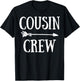 Cousin Crew Squad Family Matching Group Adults Kids Toddlers T-Shirt - T-Shirt | Black