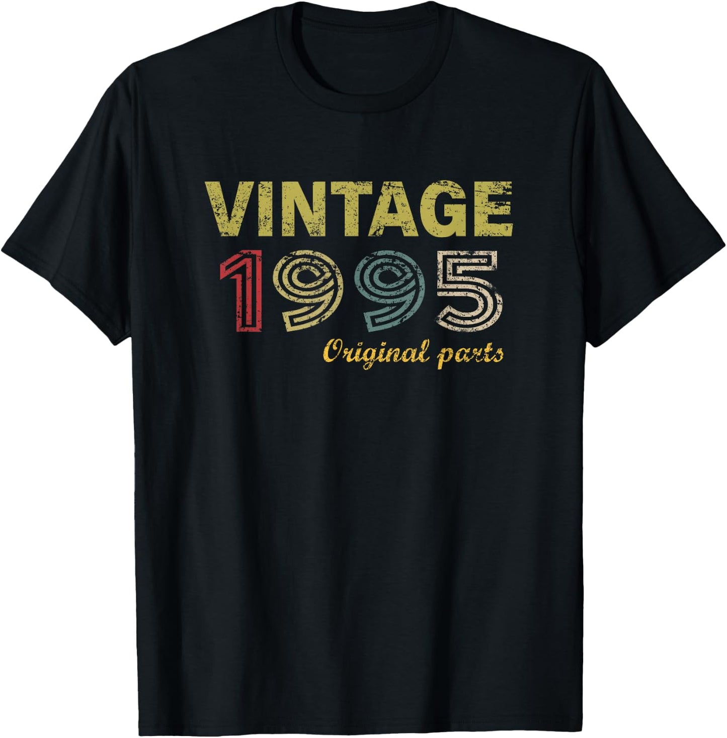 Vintage 1995 Cool 31 Year Old Bday Men Women 31st Birthday T-Shirt - T-Shirt | Black