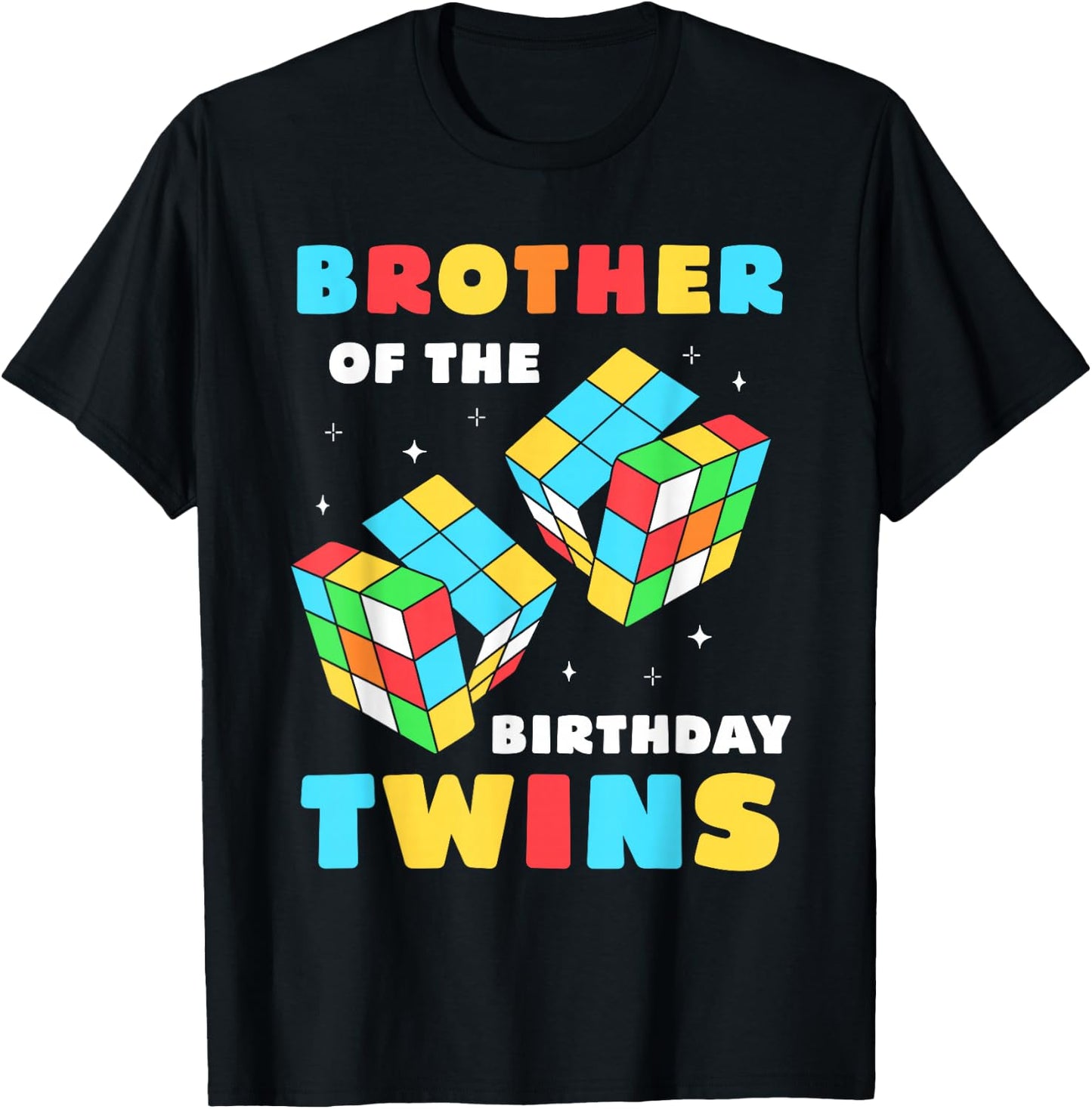 Brother The Birthday Twins Birthday Twin T-Shirt - T-Shirt | Black