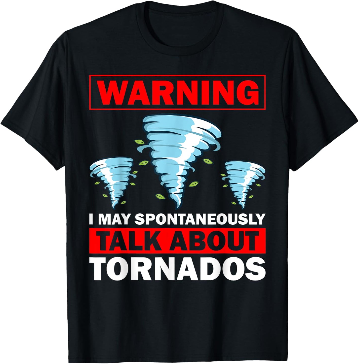 Funny Tornado Designs Women Meteorology Storm Lovers T-Shirt - T-Shirt | Black