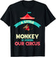 Little Monkey Is Joining Our Circus | Funny Expectant Gift T-Shirt - T-Shirt | Black