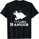The Lawn Ranger Mowing Cutting Grass Funny Humor Joke T-Shirt - T-Shirt | Black
