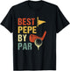 Best Pepe By Par Father's Day Golf T-Shirt - T-Shirt | Black