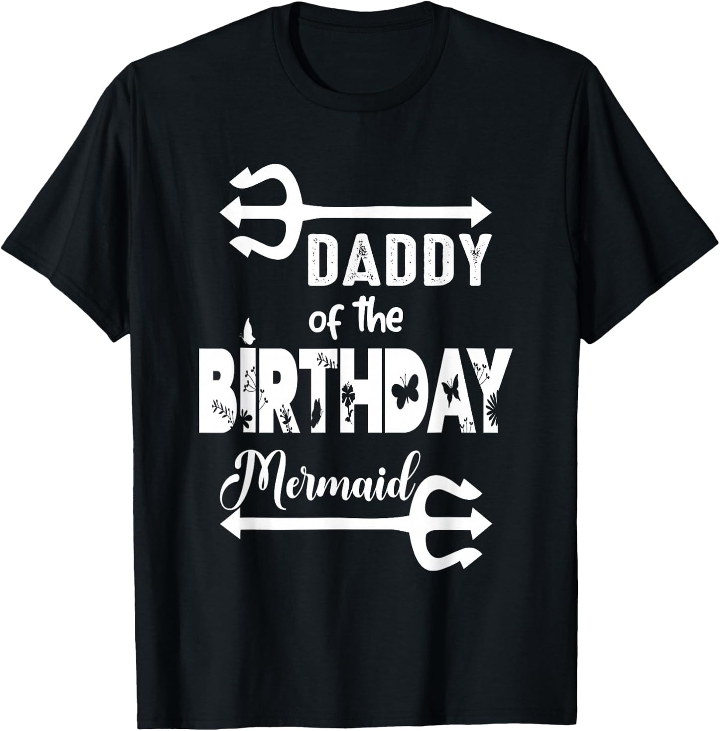 Mermaid Security Merdad Mermen Mermaid Birthday Theme T-Shirt - T-Shirt | Black