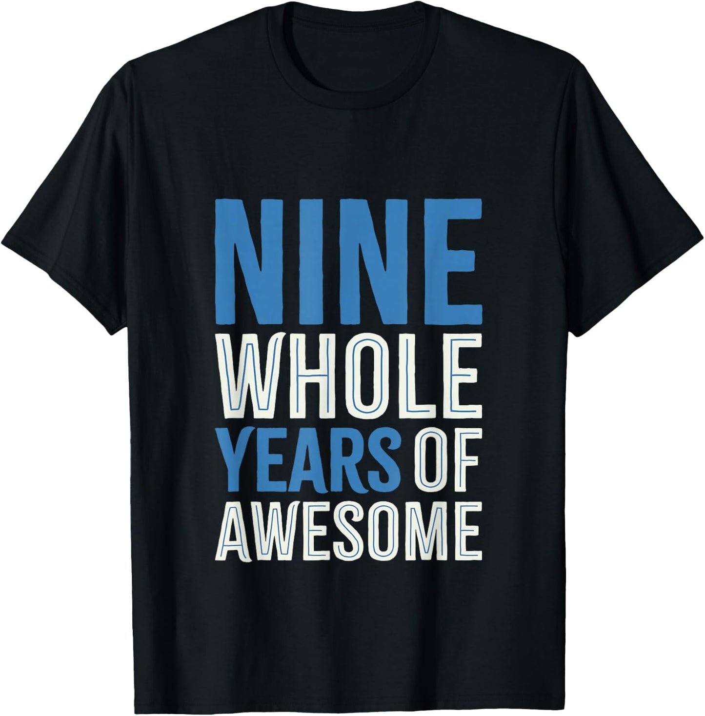 9th Birthday Shirt Gift Boy Age 9 Nine Year Old Boys Son T-Shirt - T-Shirt | Black