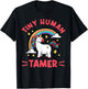 Tiny Human Tamer - For Preschool Teacher Of Tiny Humans T-Shirt - T-Shirt | Black