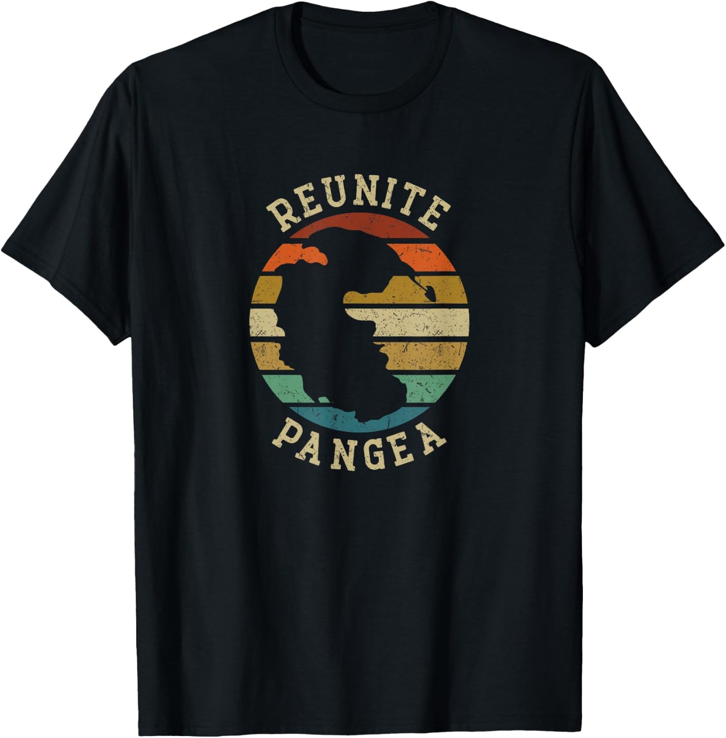 Reunite Pangea - Funny Humor T-Shirt - T-Shirt | Black