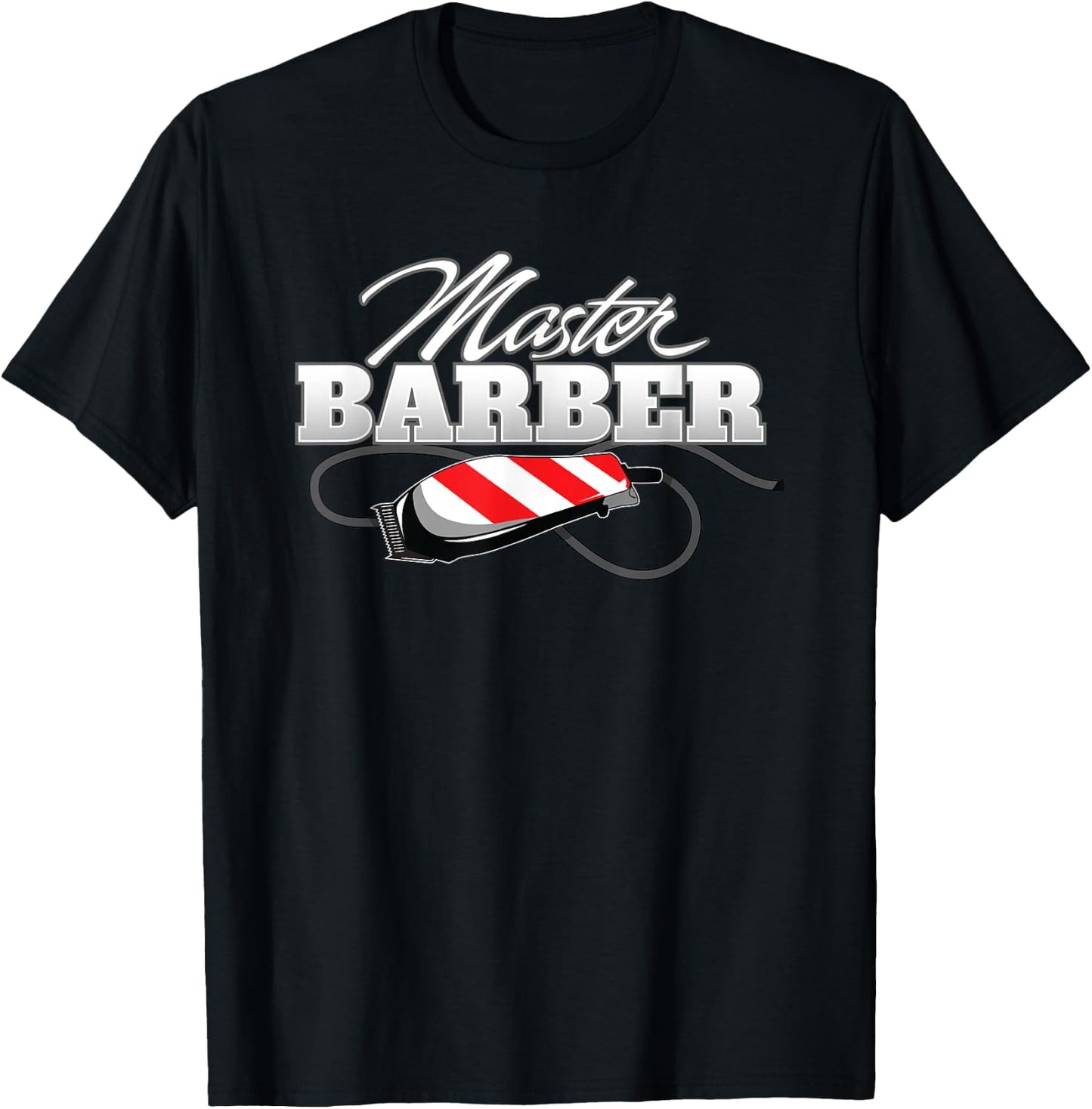 Master Barber Barbershop Haircut T-Shirt - T-Shirt | Black