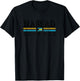 Nassau Bahamas Flag Souvenir Travel Vacation Cruise Bahamian T-Shirt - T-Shirt | Black