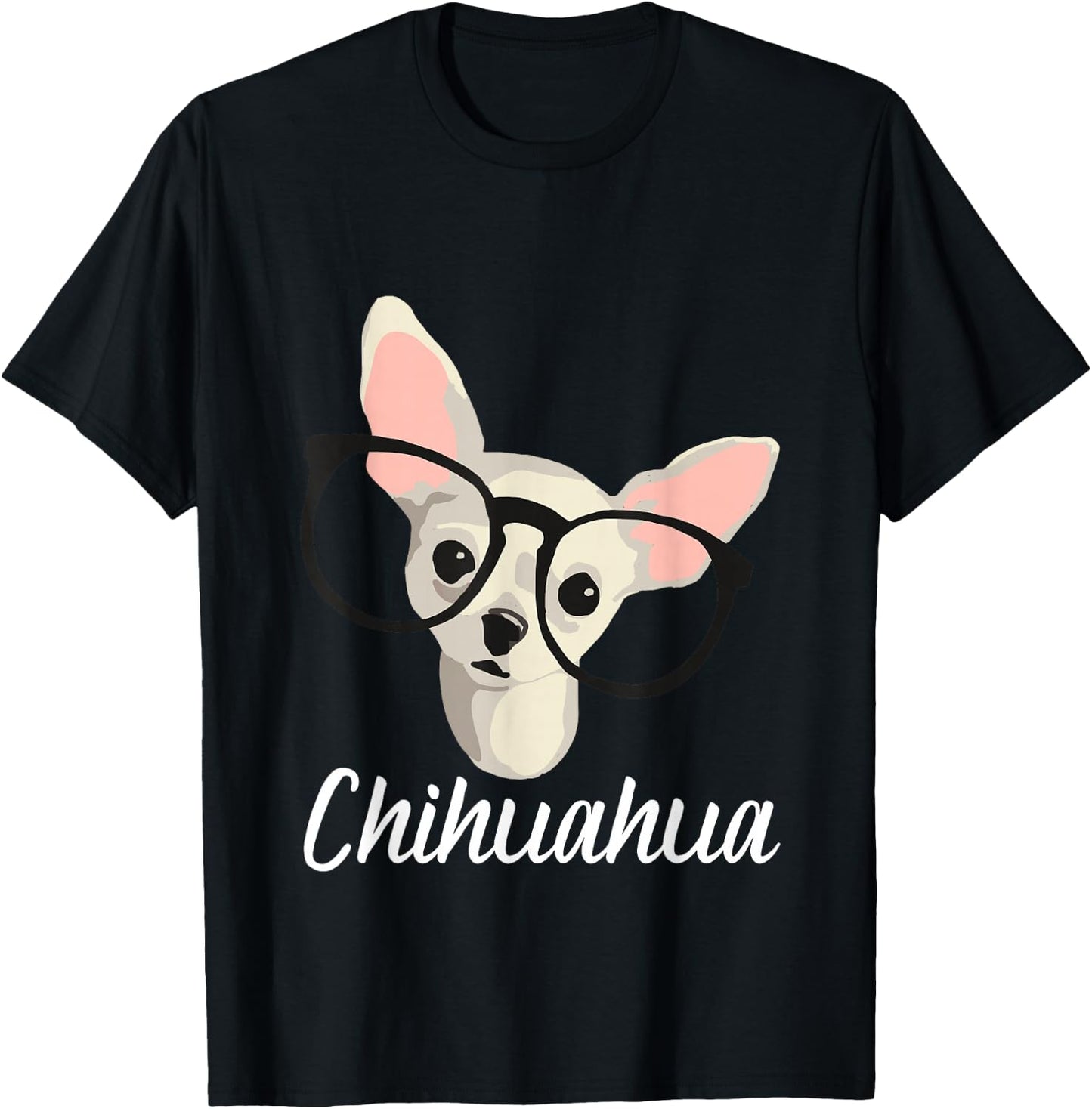 Chihuahua Shirt Funny Dog T Shirts Women T-Shirt - T-Shirt | Black
