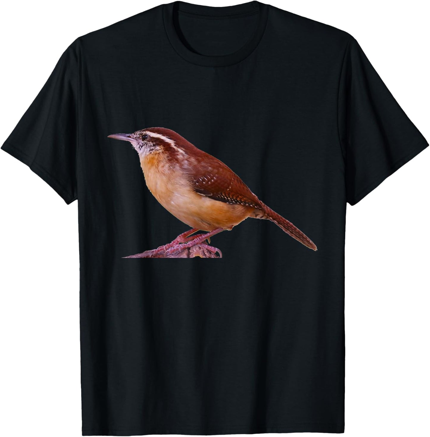 Carolina Wren Bird Ornithology T-Shirt - T-Shirt | Black