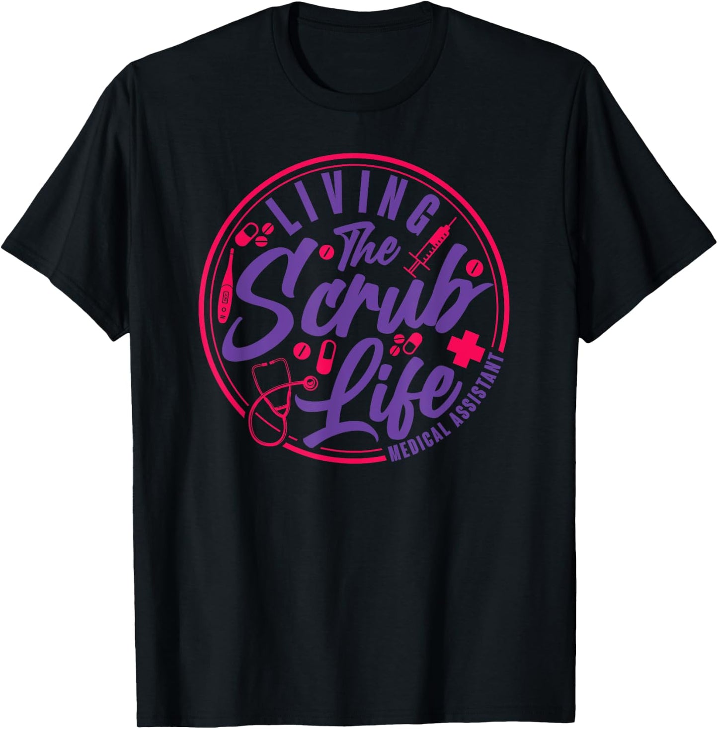 Certified Medical Assistant CMA T-Shirt - T-Shirt | Black