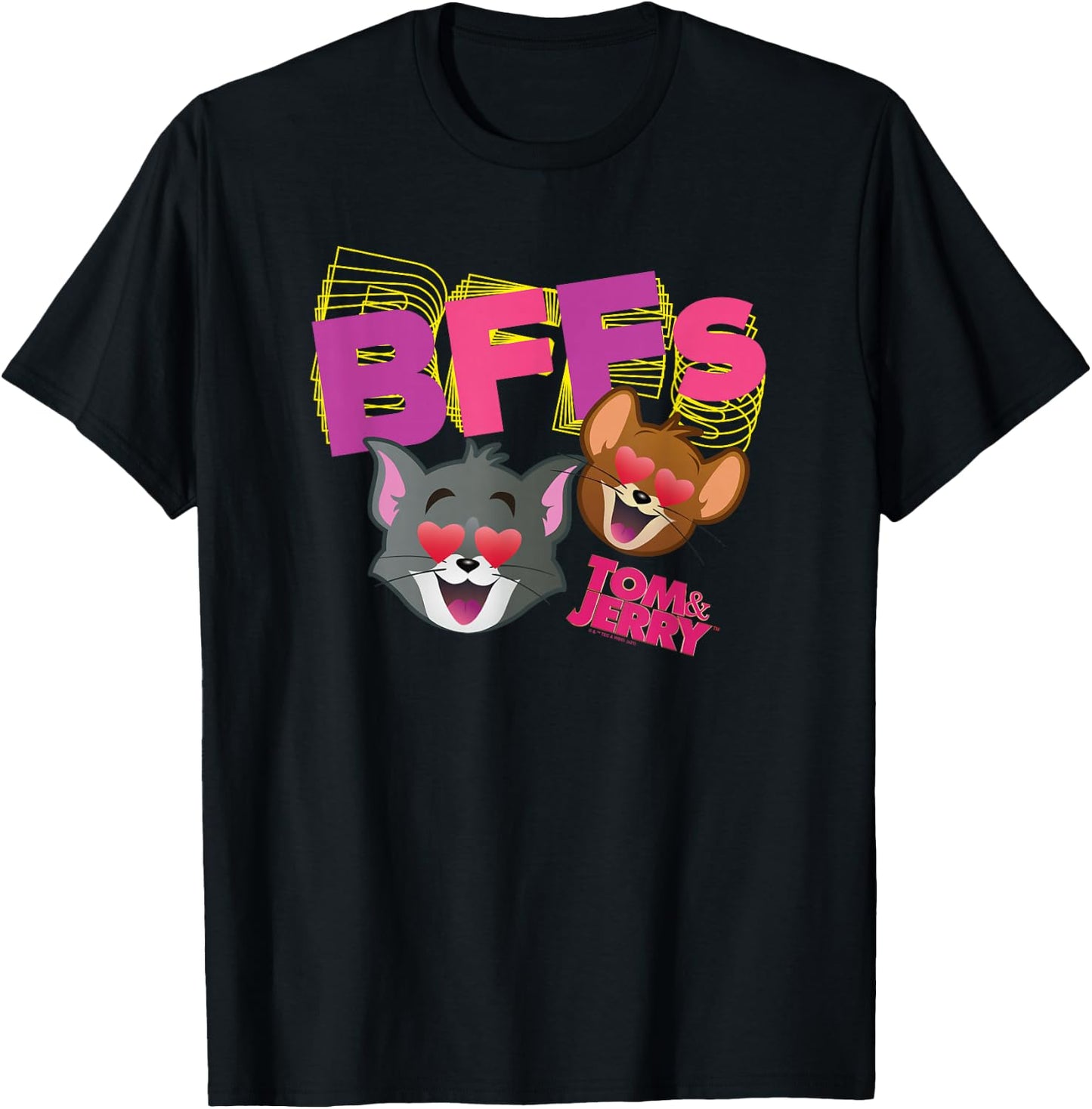 Tom & Jerry Movie BFFs T-Shirt - T-Shirt | Black
