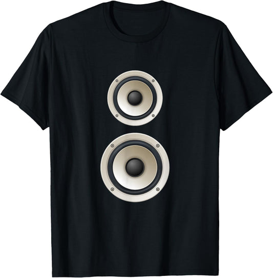 Hi Fi Speaker Cabinet Audiophile T-Shirt - T-Shirt | Black