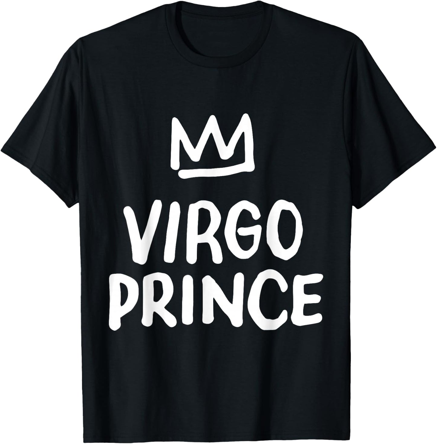 Virgo Boy Gifts Virgo Prince Zodiac Sign Birthday Gift T-Shirt - T-Shirt | Black