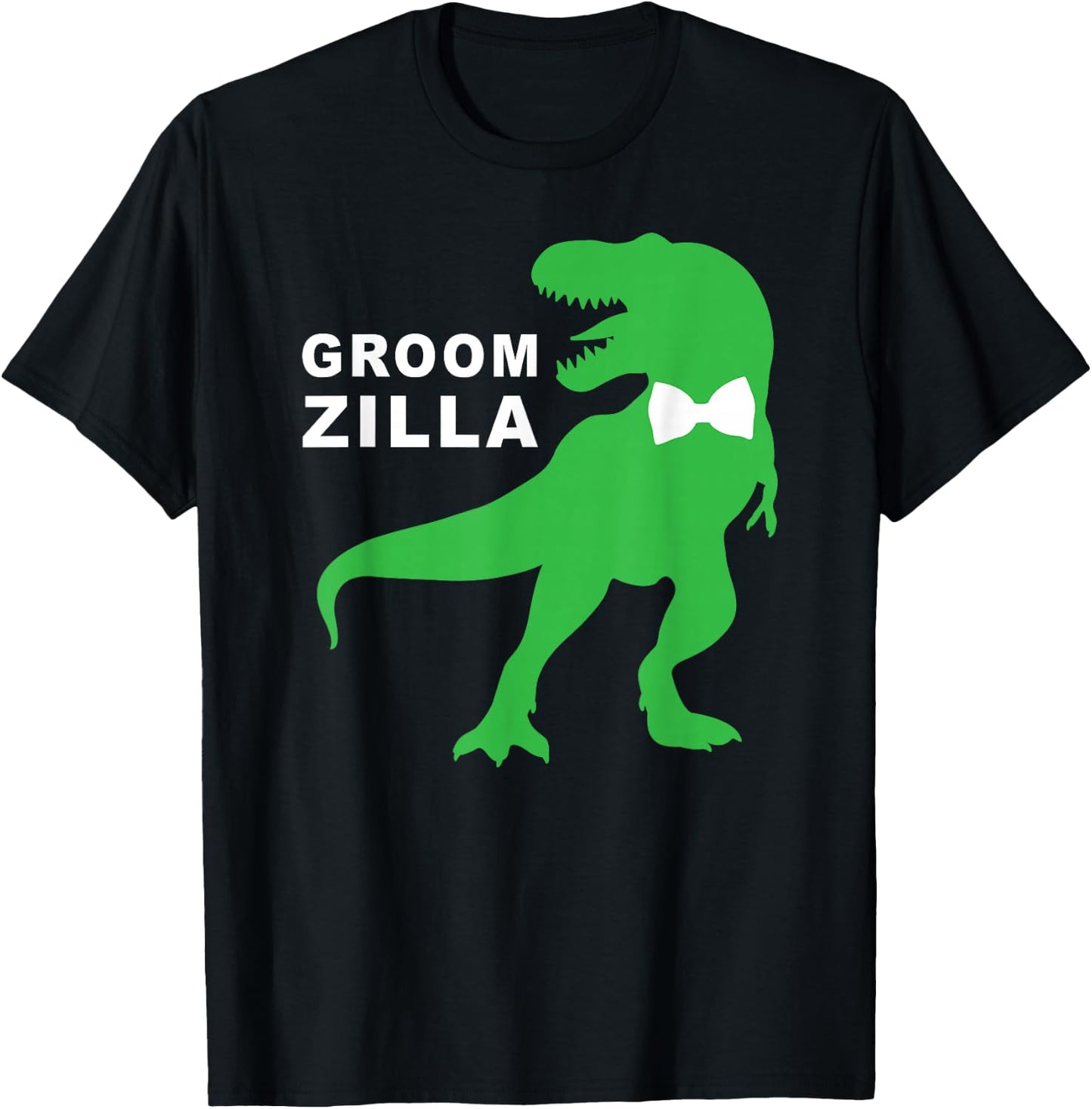 Funny Wedding Groomzilla Groom Gift T-Shirt - T-Shirt | Black