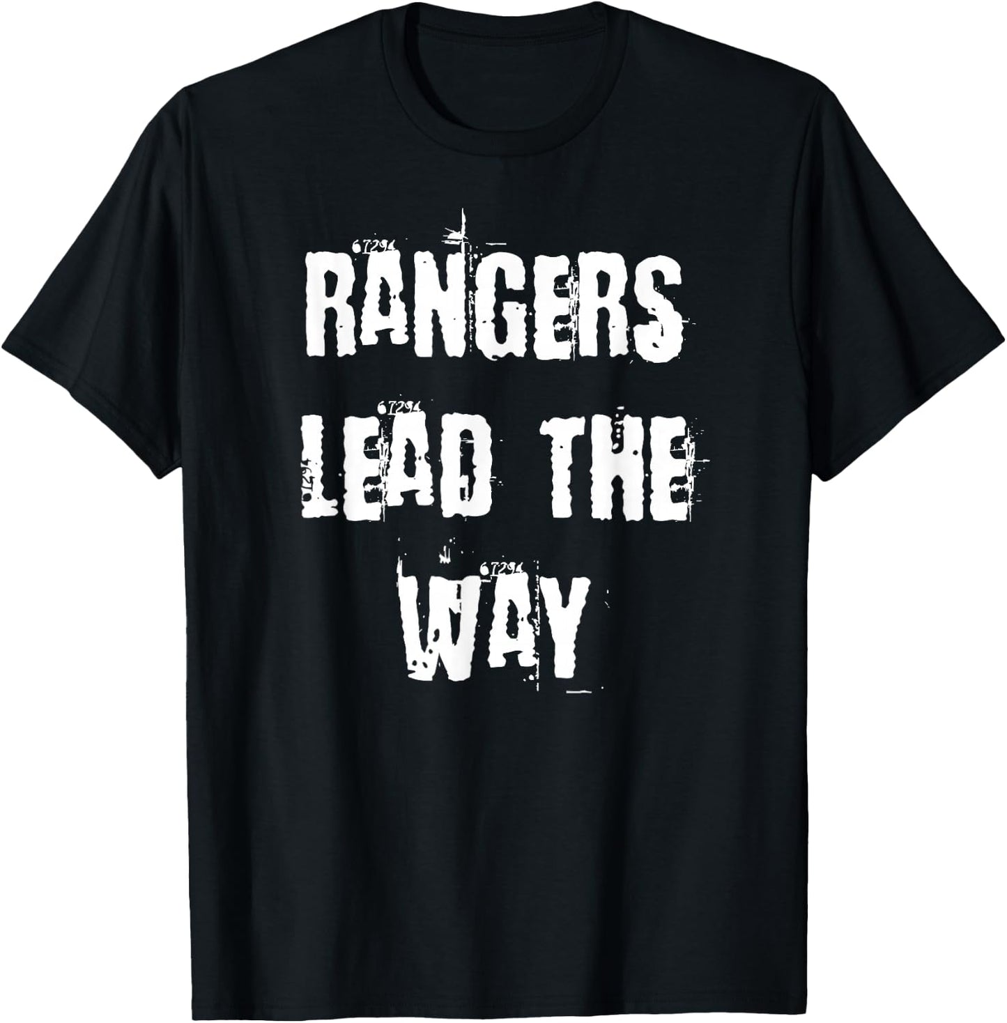 Rangers Lead The Way T-Shirt - T-Shirt | Black
