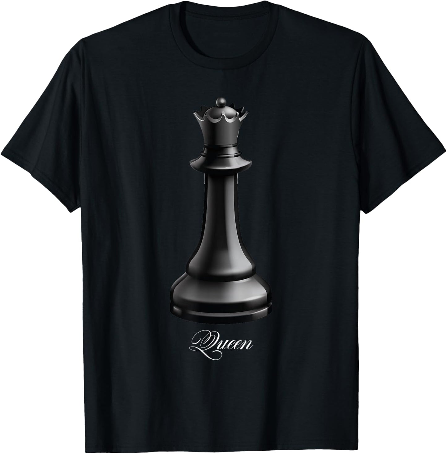 Queen Chess Piece Costume Chess Lover Chess Club T-Shirt - T-Shirt | Black