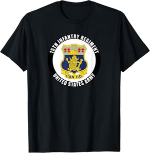 15th Infantry Regiment United States Army Veteran Military T-Shirt - T-Shirt | Black