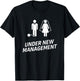 Under New Management Funny Wedding Husband Ball and Chain Gg T-Shirt - T-Shirt | Black