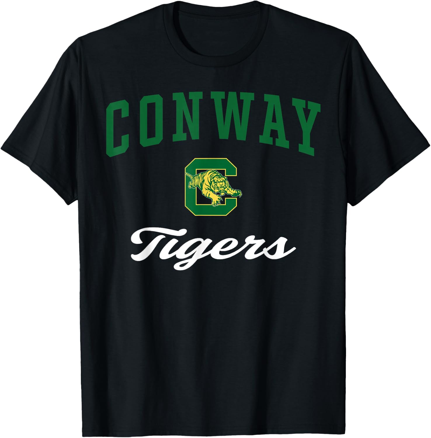 Conway High School Tigers C3 T-Shirt - T-Shirt | Black