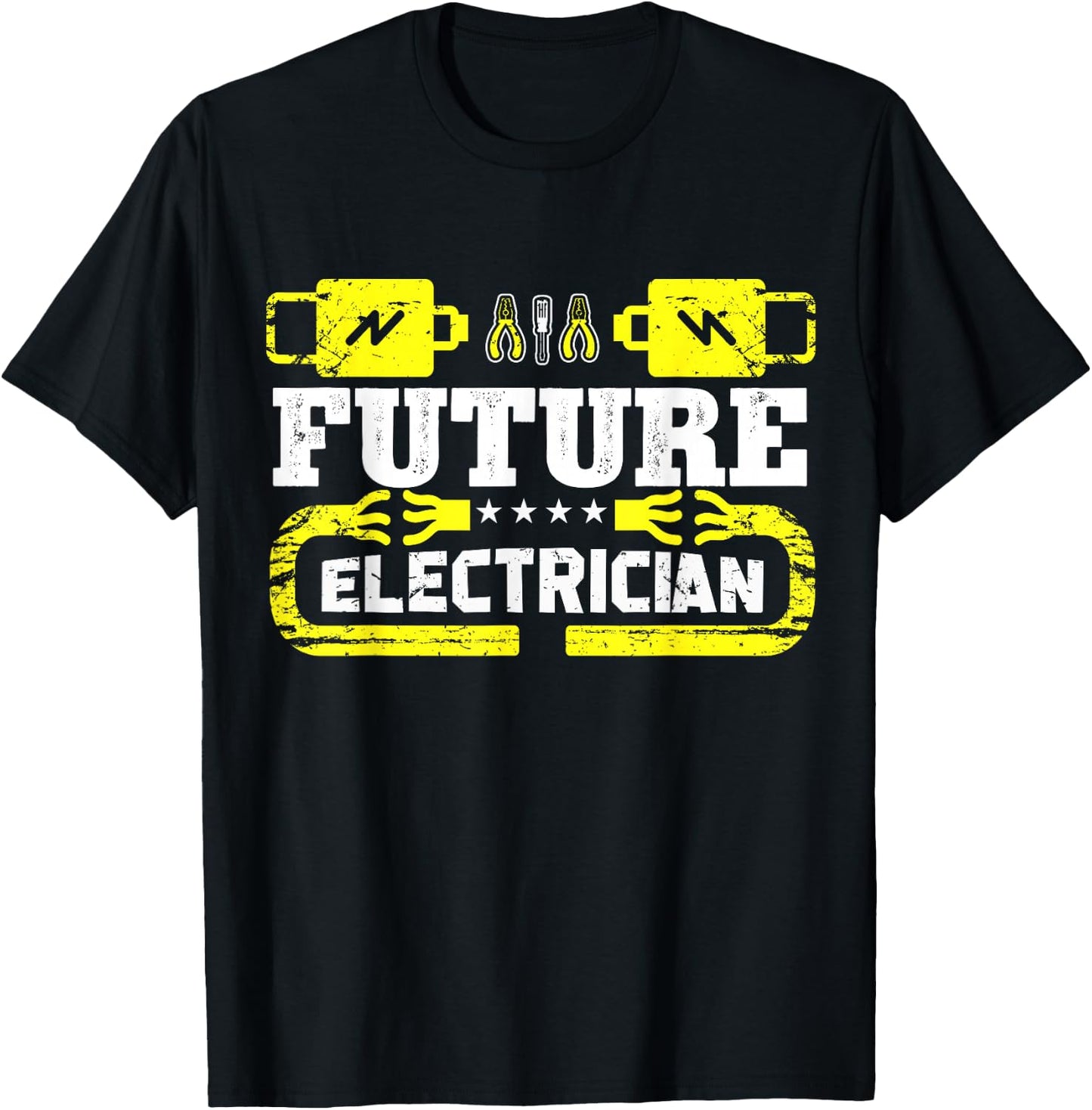 Future Electrician Apprentice In Training T-Shirt - T-Shirt | Black
