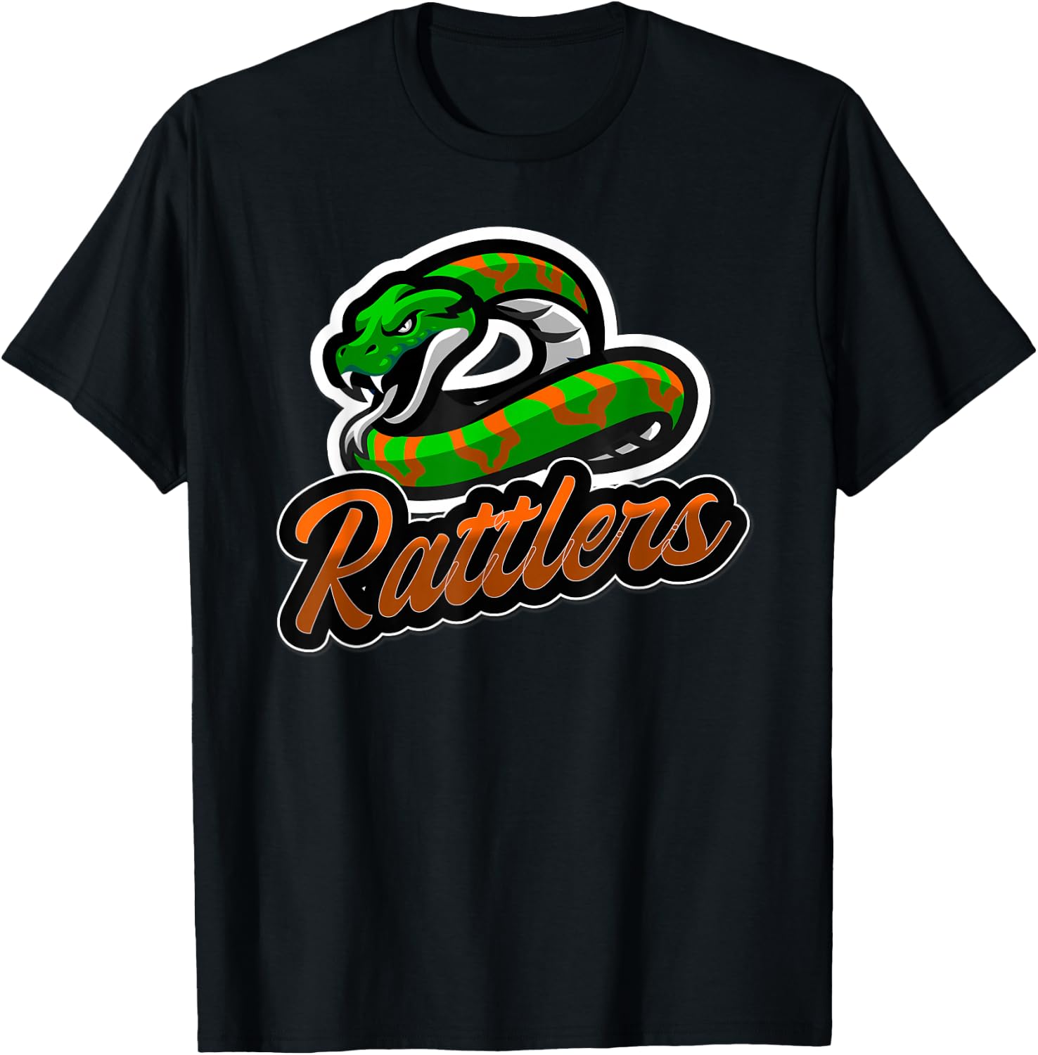 HBCU Rattlers T-Shirt - T-Shirt | Black