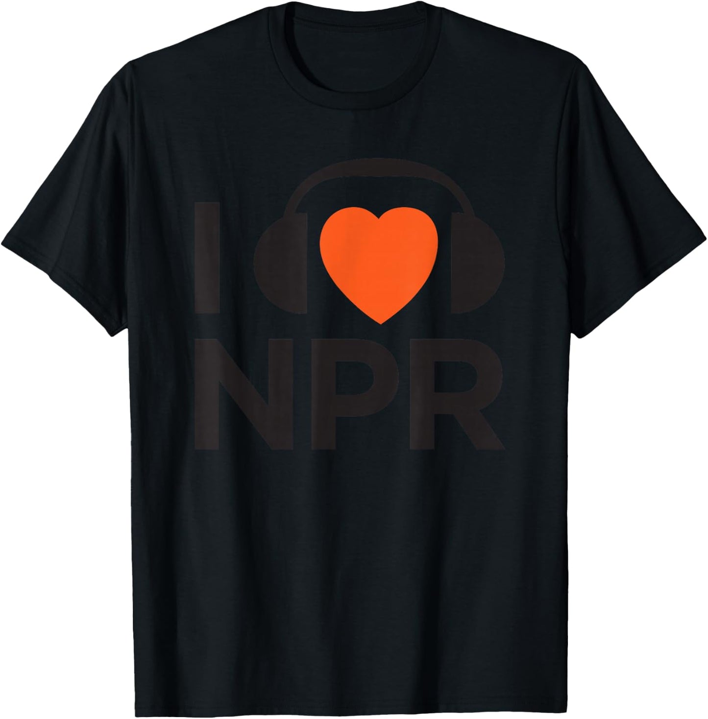 NPR I Heart NPR T-Shirt - T-Shirt | Black